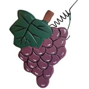 Wood Ornament - Grape